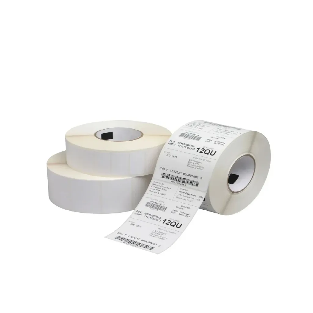 [ETPP40T020X010B] Etiquetas Polipropileno Blanco Permanente 20x10mm Salida 4